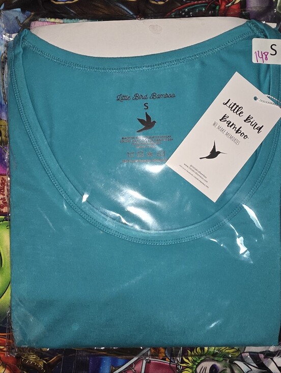 Little bird bamboo Tops - Women's Bamboo Set Tshirt & Shorts